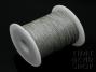 1mm Grey Waxed Cotton Cord Roll - 100 Yards